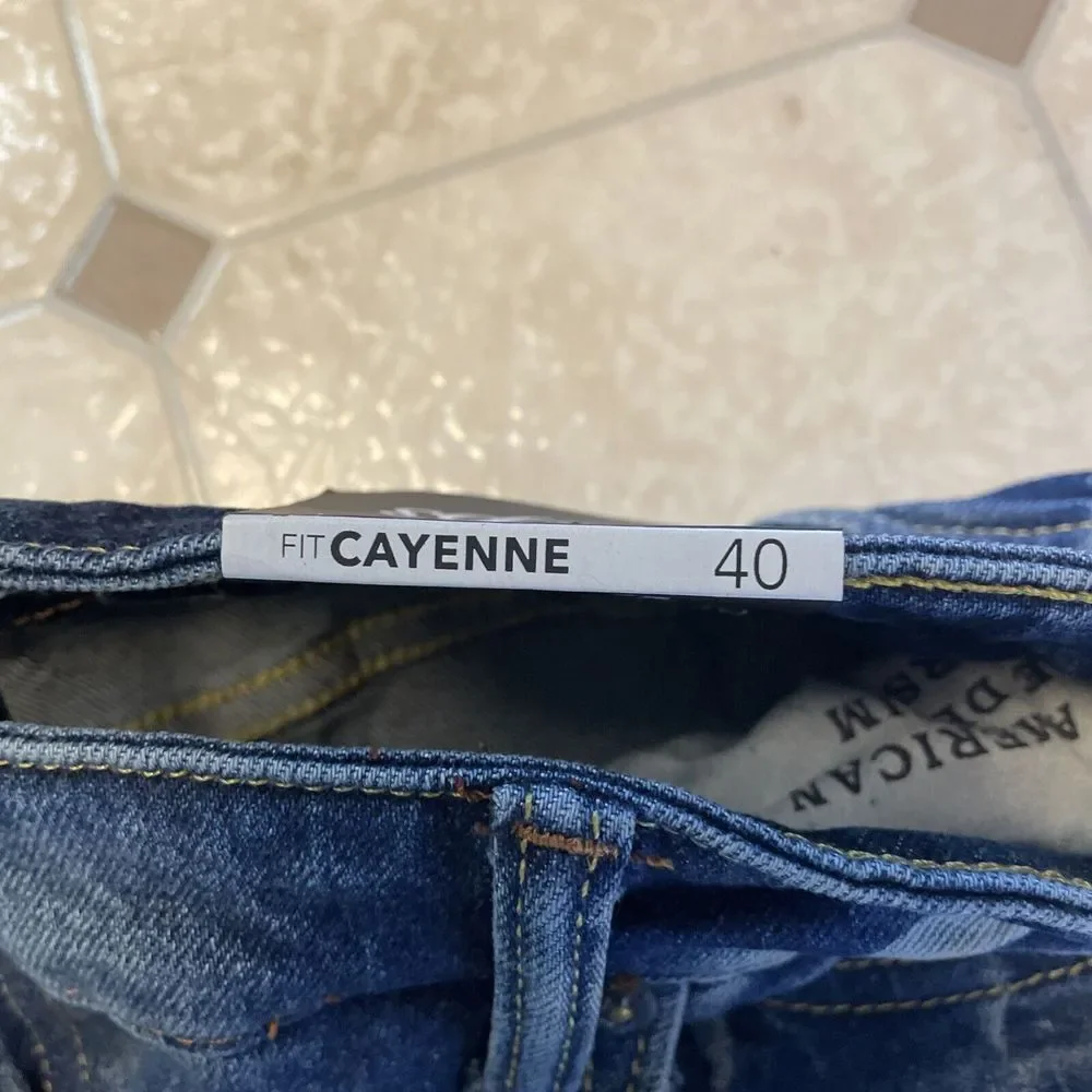 PRPS Mens Jeans Distressed Cayenne Size 40 Blue Jeans Japanese‎ Denim Designer